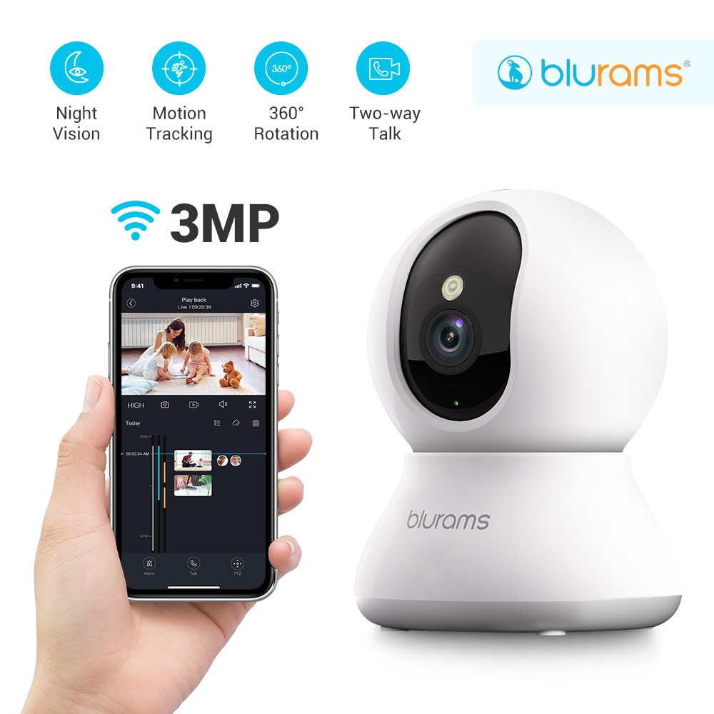 Eufy Camera E220 - blurams Pet Camera 2K, 360° Indoor
