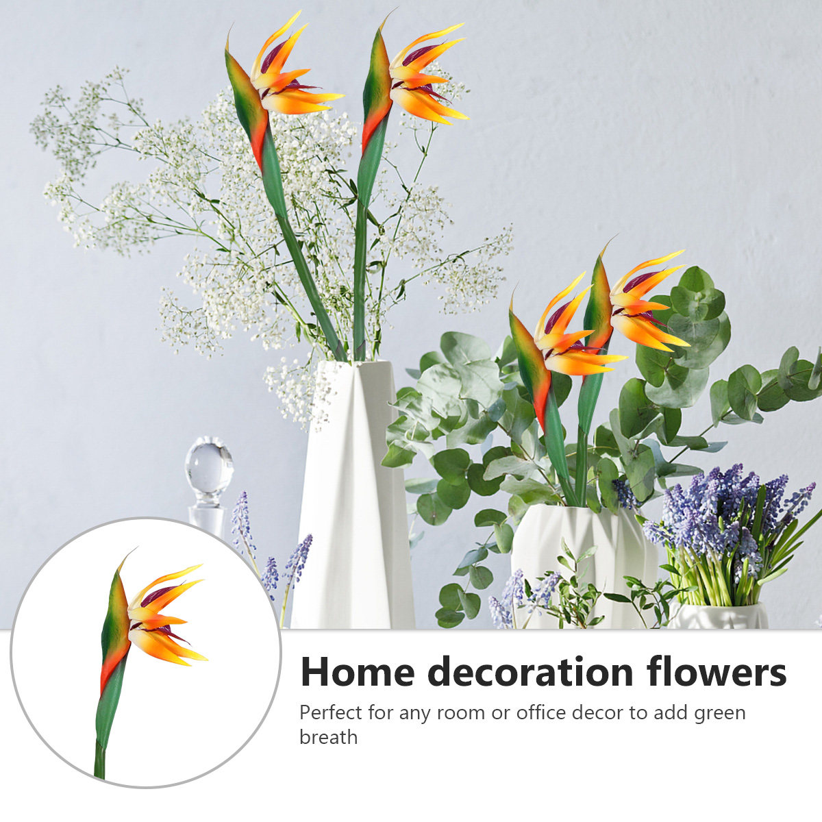 Artificial Strelitzia Flower R - огляд і ціна Bird Paradise Strelitzia