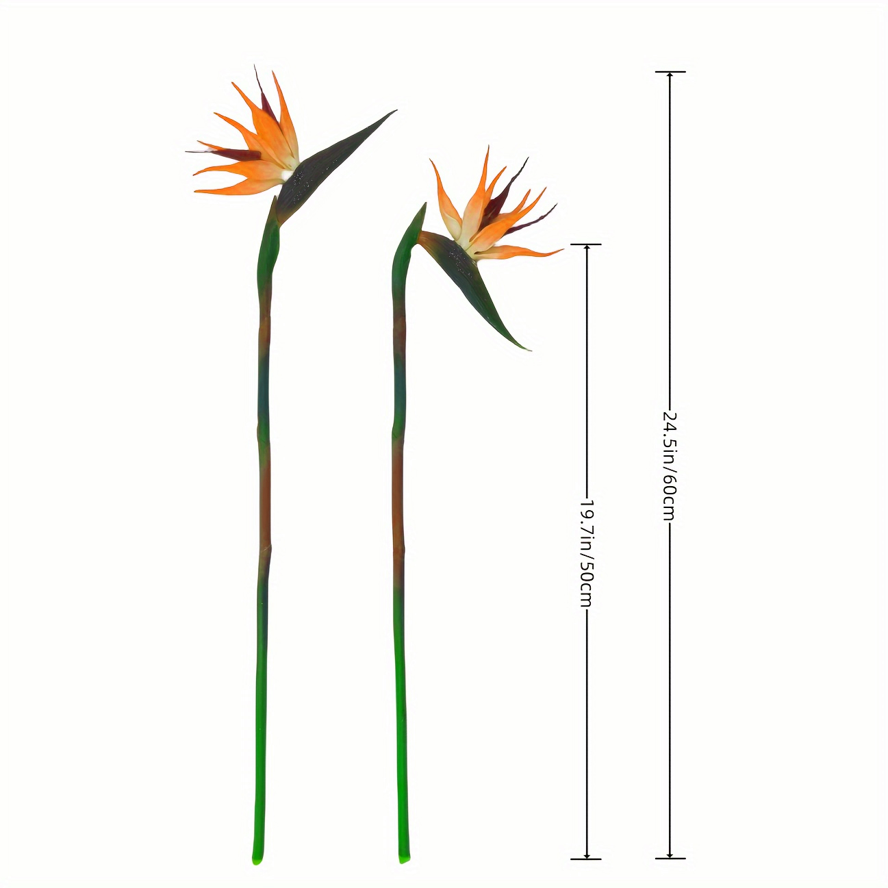 3Pcs Artificial Heaven Bird Fl - огляд і ціна Bird Paradise Strelitzia