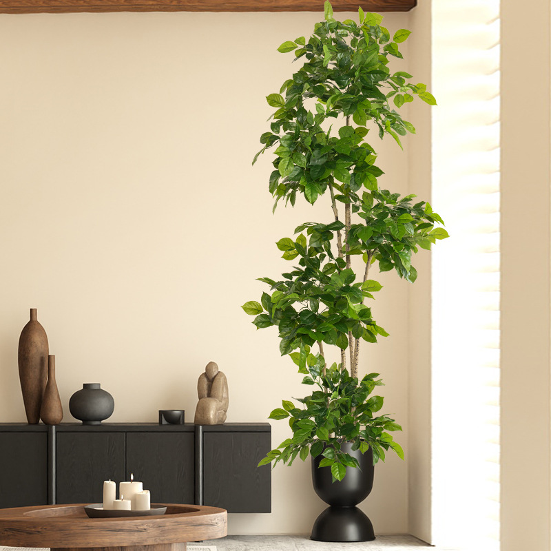 2-78in Large Fake Plants Artif - огляд і ціна Ficus Lyrata Tree