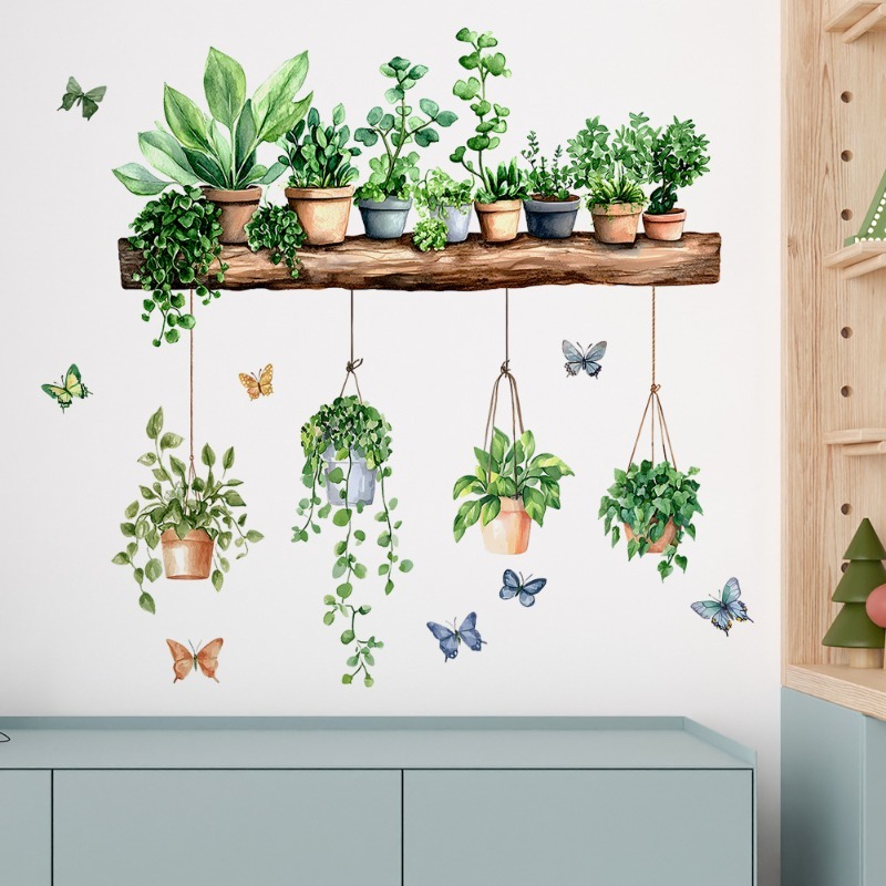 3D Potted Green Plant Shelf Wa - огляд і ціна Echeveria Succulent